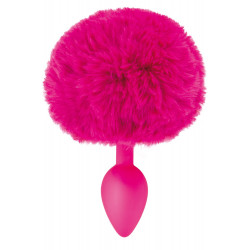 Plug anal pompon fuschia - CC5700910204