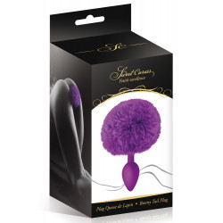 Plug anal pompon violet - CC5700910201