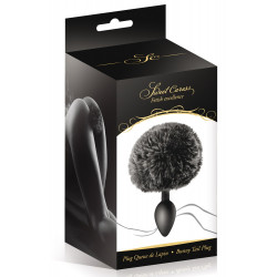 Plug anal pompon noir - CC5700910010