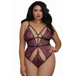 Body string grande taille dentelle extensible - DG11511XSPG