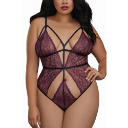 Body string grande taille dentelle extensible - DG11511XSPG