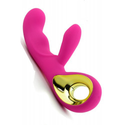 Vibromasseur rabbit USB rose point G - CR-VA015