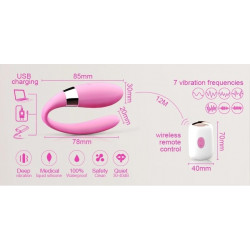 Stimulateur vibromasseur de couple USB avec télécommande - DB-1836