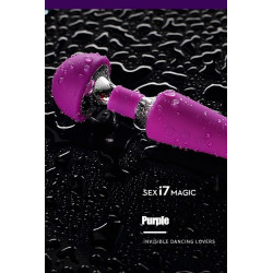 Vibromasseur wand violet puissant double fonction USB - WW-I7PUR