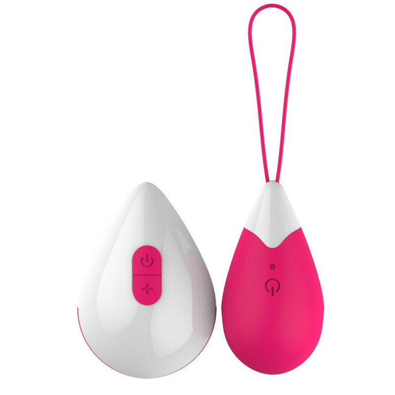 Oeuf vibrant design fuschia 10 vitesses USB - WW-COOFUS