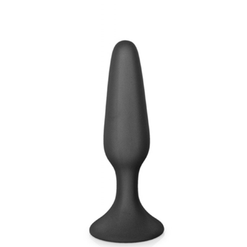 Plug anal noir 11.5cm avec ventouse - CC5700401010