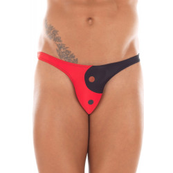 String homme rouge noir Tao - LM18-57BRD