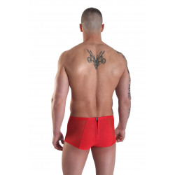 Mini Pant  rouge avec double zip Wiz - LM16-68RED