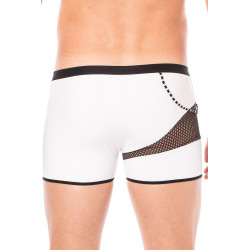 Boxer blanc filet et corde - LM2004-67WHT