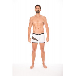 Boxer blanc filet et corde - LM2004-67WHT