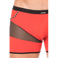 Boxer rouge filet et corde - LM2004-67RED