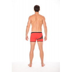 Boxer rouge filet et corde - LM2004-67RED