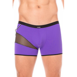 Boxer violet  filet et corde - LM2004-67PUR