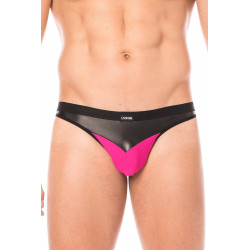 Jock magenta simili cuir brillant - LM2001-27MAG