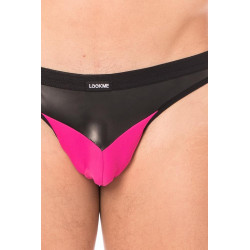 String magenta simili cuir brillant - LM2001-57MAG