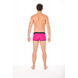 Mini-Pants Magenta échancré avec zip - LM2003-68MAG