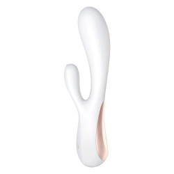 Vibromasseur rabbit blanc connecté Mono Flex Satisfyer - CC5972440020