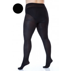 Collants grande taille 80 deniers noir