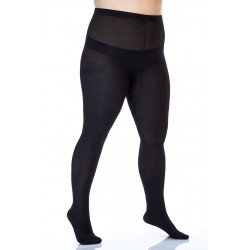 Collants grande taille 80 deniers noir