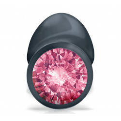 Plug Anal Bijou Geisha Ruby M - Noir   Rose