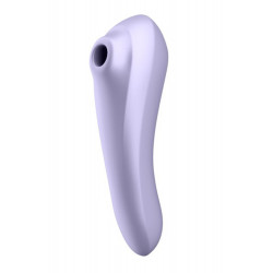 Vibromasseur et stimulateur de clitoris violet connecté Dual Pleasure Satisfyer - CC5972590201