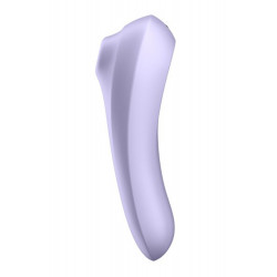 Vibromasseur et stimulateur de clitoris violet connecté Dual Pleasure Satisfyer - CC5972590201