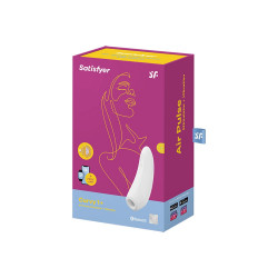 Stimulateur clitoridien connecté blanc Curvy 1  Satisfyer - CC5972390020