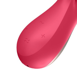 Vibromasseur rabbit rouge connecté Mono Flex Satisfyer - CC5972440050