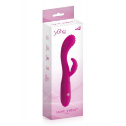 Vibromasseur rabbit Bess rose USB point G 10 programmes - CC531062