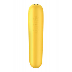 Vibromasseur et stimulateur clitoridien jaune Dual Love Satisfyer - CC5972570104