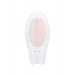 Vibromasseur pour couple connecté blanc Double JOY Satisfyer - CC5972420020