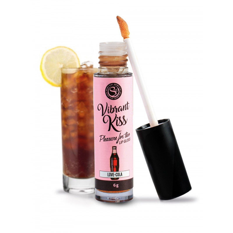 Gloss sexe oral vibrant au cola 100  comestible - SP6577