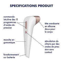 Stimulateur de clitoris sans contact Number 2 Satisfyer - CC597119