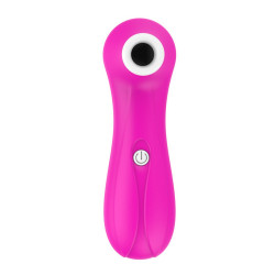 Vibromasseur succion Fuschia avec embout silicone - BOZ-030FUS