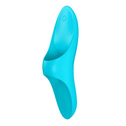 Stimulateur polyvalent bleu à insérer sur le doigt USB Teaser Satisfyer - CC597723