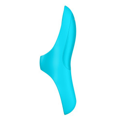 Stimulateur polyvalent bleu à insérer sur le doigt USB Teaser Satisfyer - CC597723