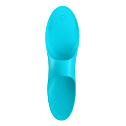 Stimulateur polyvalent bleu à insérer sur le doigt USB Teaser Satisfyer - CC597723