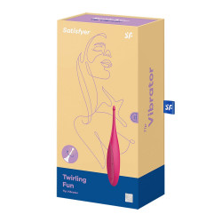 Stimulateur polyvalent pour zone ciblé rose USB  Twirling Fun Satisfyer - CC597727