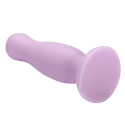 Plug anal ventouse violet pastel taille S - A-001-S-PUR