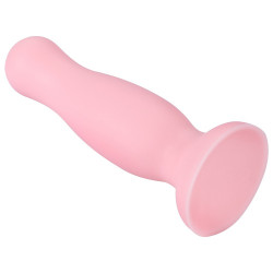 Plug anal ventouse rose pastel taille S - A-001-S-PNK