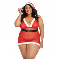 Costume mère noël grande taille 3 pièces - DG12402X