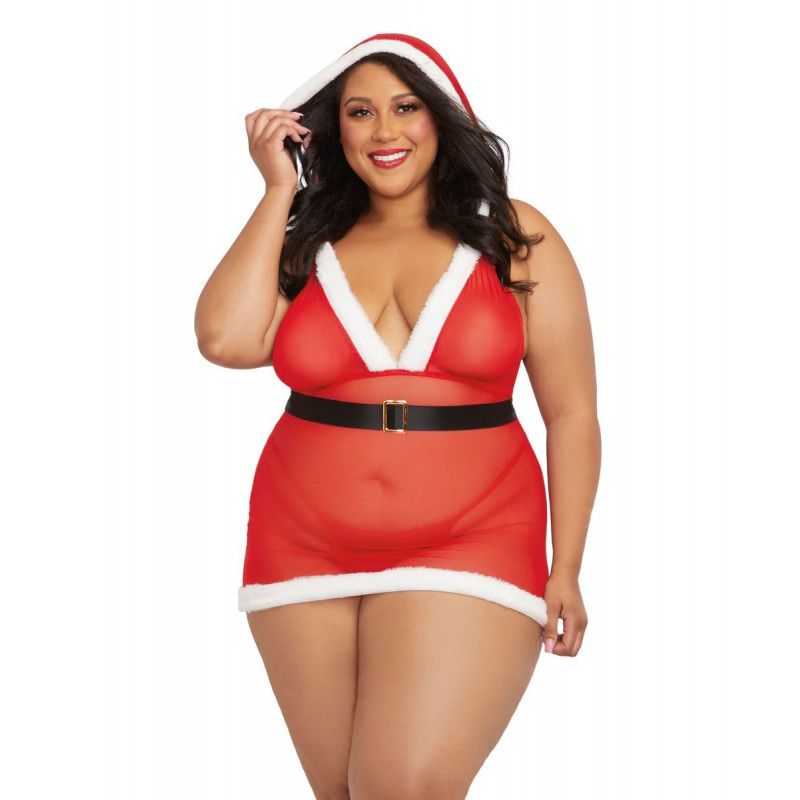 Costume mère noël grande taille 3 pièces - DG12402X