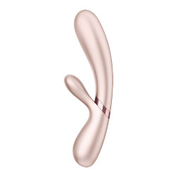 Vibromasseur rabbit nacré chauffant USB connecté Hot Lover Satisfyer - CC597748