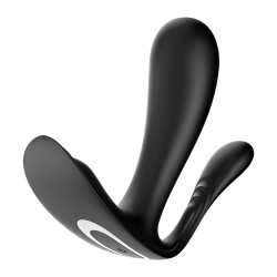 3 en 1 Vibromasseurs et stimulateur clitoridien noir connecté Top Secret   Satisfyer - CC597754