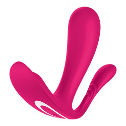 3 en 1 Vibromasseurs et stimulateur clitoridien rose connecté Top Secret   Satisfyer - CC597755