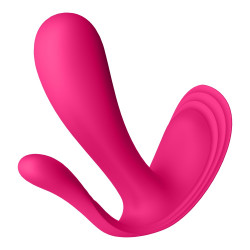 3 en 1 Vibromasseurs et stimulateur clitoridien rose connecté Top Secret   Satisfyer - CC597755