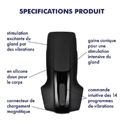 Stimulateur fellation pour homme Men Vibration Satisfyer - CC597759