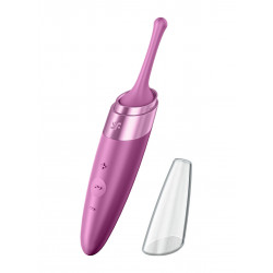 Stimulateur multi zone de voyage USB rose berry Twirling Delight Satisfyer - CC597757