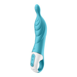 Vibromasseur rainuré Point A couleur turquoise A-Mazing 2 Satisfyer - CC597767