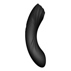 2 en 1 Stimulateur de clitoris et vibromasseur Curvy Trinity Noir 4 Satisfyer - CC597773